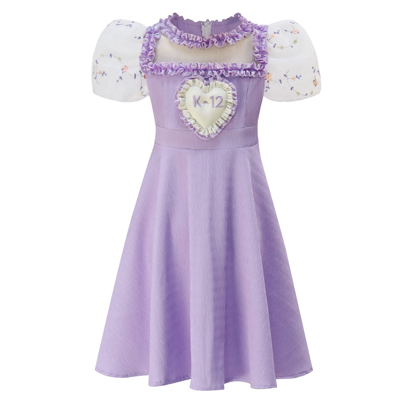 melanie martinez k-12 purple dress Melanie Martinez K-12 Cry Baby Cosplay Costume Pink Dress BST0251, XS