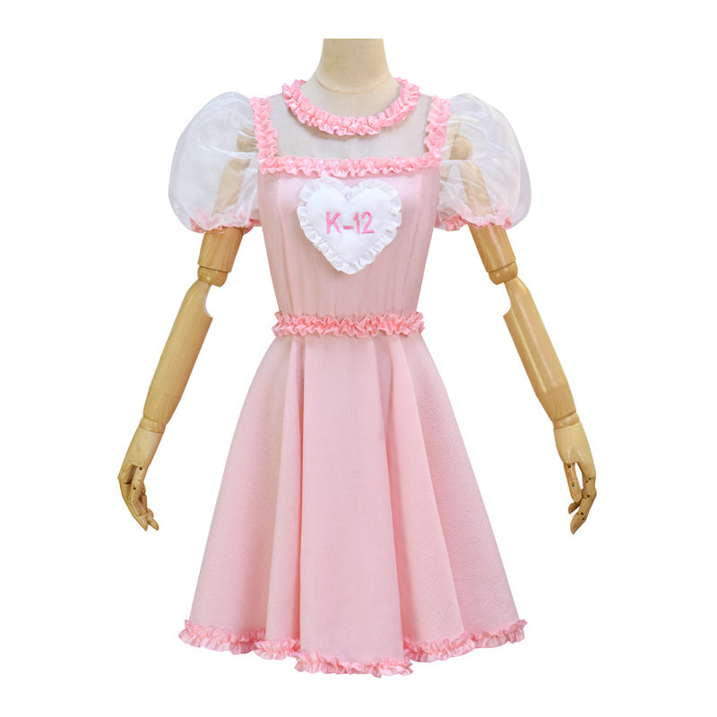 K-12 Dress Melanie Martinez K 12 Cosplay Costume K-12 Crybaby Dress No Embroider Sleeves