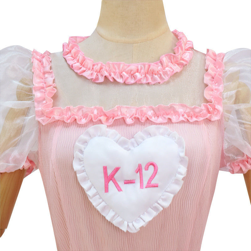 K-12 Dress Melanie Martinez K 12 Cosplay Costume K-12 Crybaby Dress No Embroider Sleeves