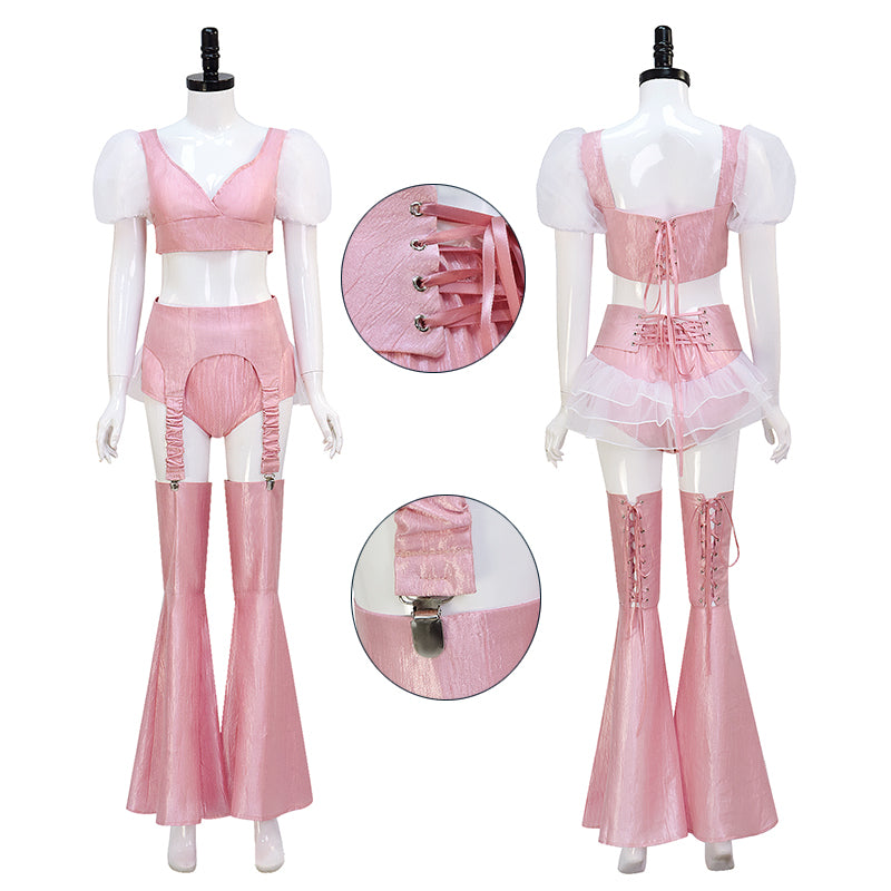 K-12 Cosplay Costume Melanie Martinez K 12 Pink Bra Pants Uniform Halloween Suits