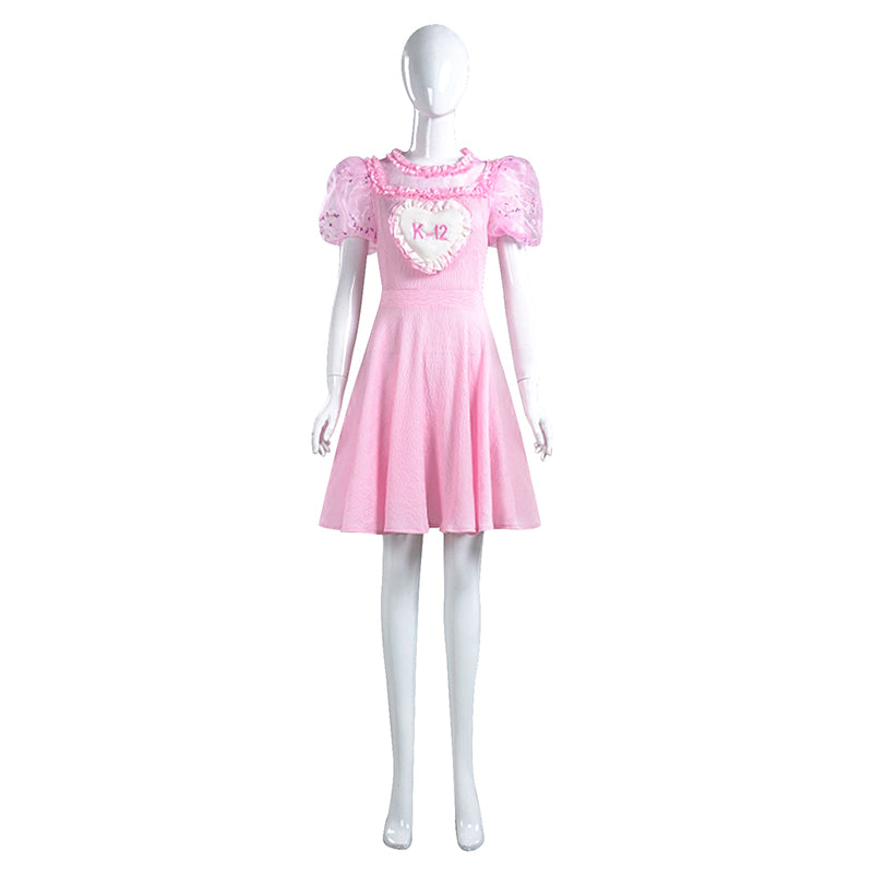 Melanie Martinez K 12 Cosplay Costume K-12 Baby Pink Dress Halloween Suits