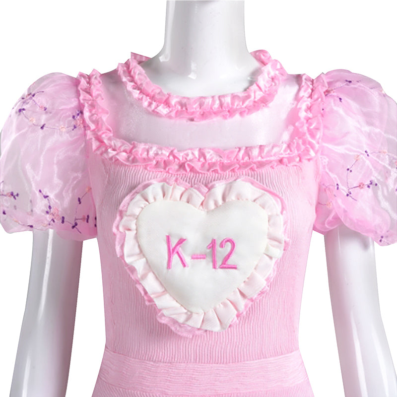 Melanie Martinez K 12 Cosplay Costume K-12 Baby Pink Dress Halloween Suits