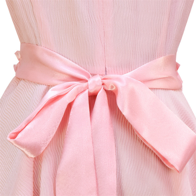 K-12 Dress Melanie Martinez K 12 Cosplay Costume K-12 Crybaby Dress Pink Embroider Sleeves