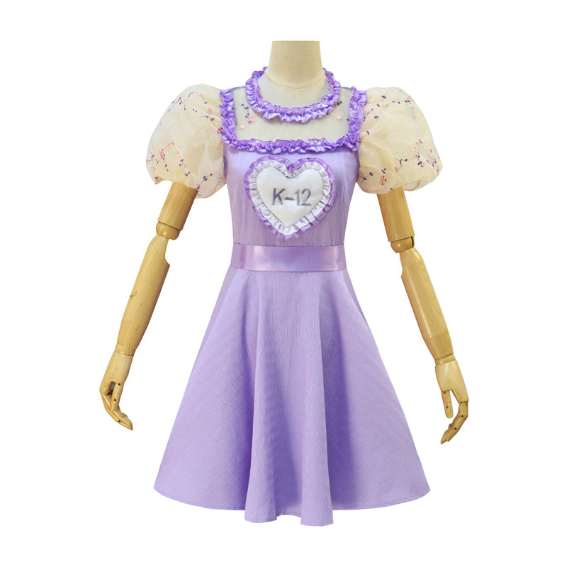 Adult K-12 Purple Dress Melanie Martinez K12 Cosplay Costume K-12 Crybaby Dress