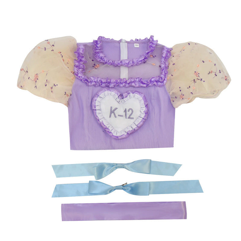 Adult K-12 Purple Dress Melanie Martinez K12 Cosplay Costume K-12 Crybaby Dress