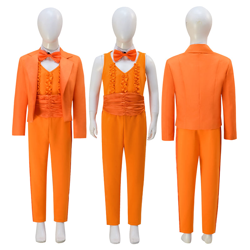 Kids Dumb and Dumber Suit Girl Lloyd Christmas Cosplay Costume Halloween Carnival Suit