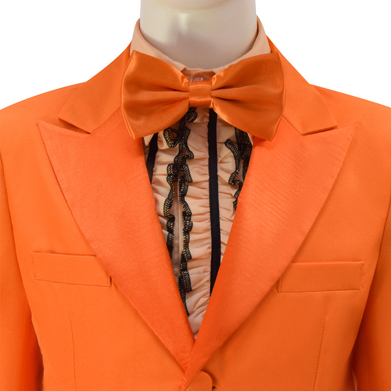 Dumb and Dumber Suit Boy Lloyd Christmas Orange Cosplay Costume Halloween Carnival Suit