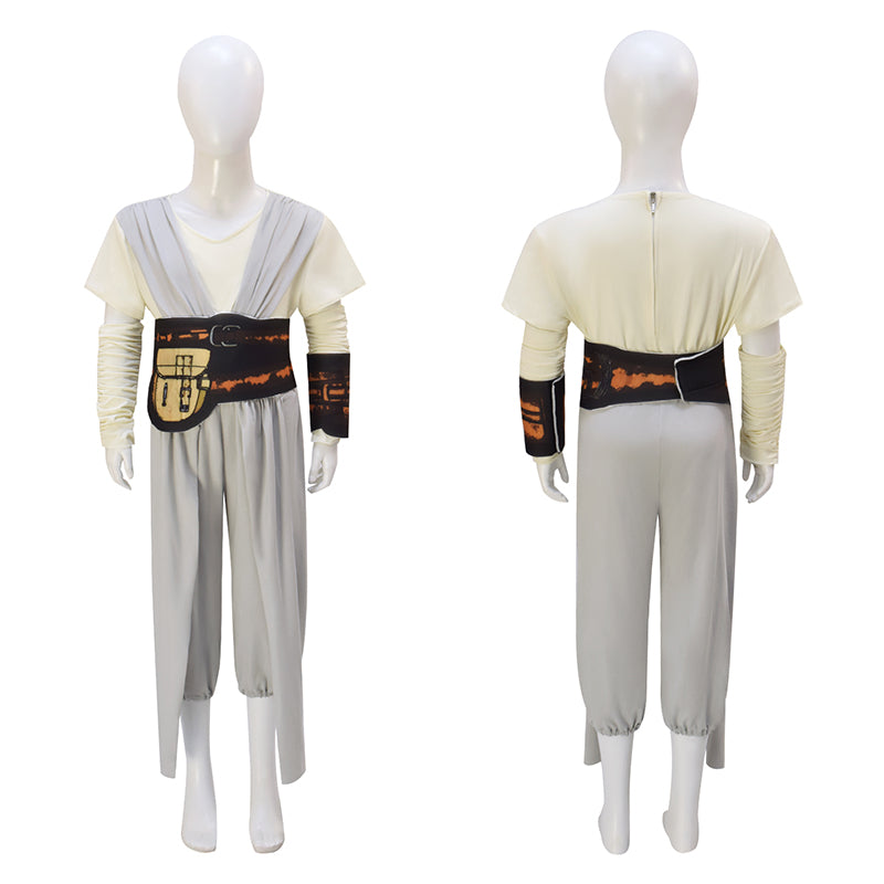 Kids Rey Cosplay Star Wars Rise Of Skywalker Rey Costume Girls Halloween Outfit