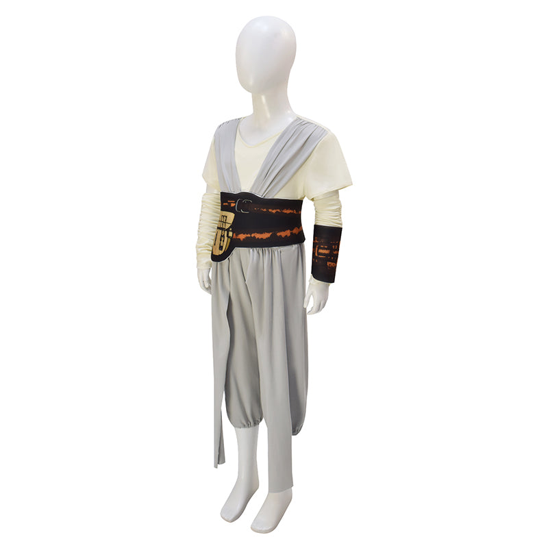 Kids Rey Cosplay Star Wars Rise Of Skywalker Rey Costume Girls Halloween Outfit