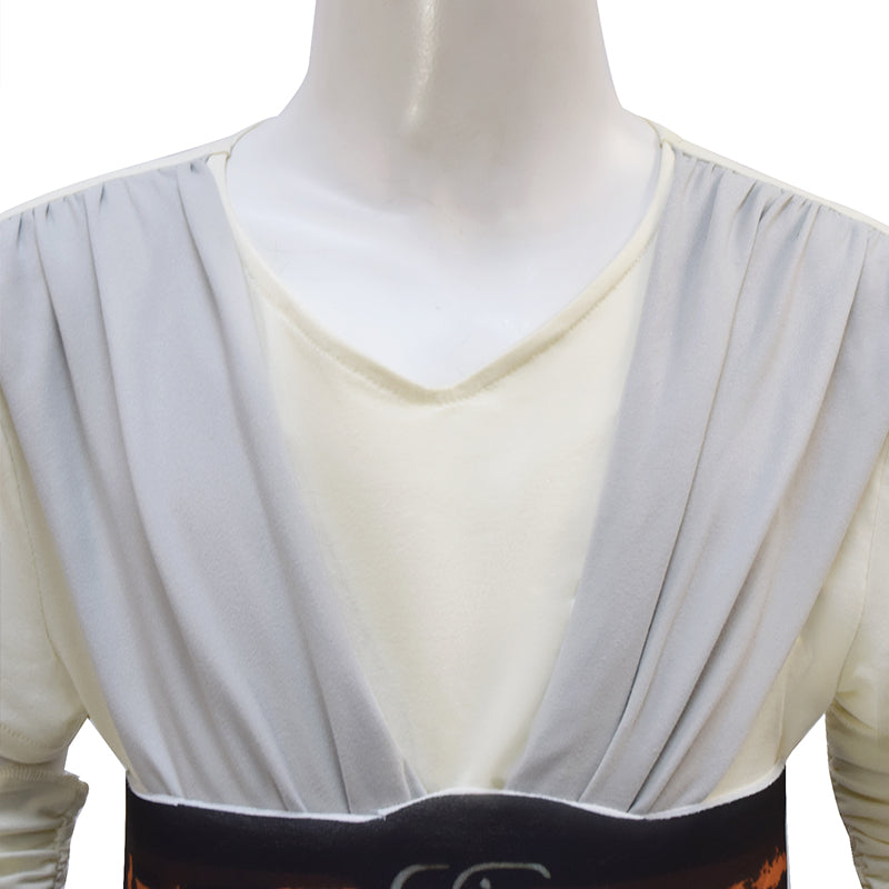 Kids Rey Cosplay Star Wars Rise Of Skywalker Rey Costume Girls Halloween Outfit