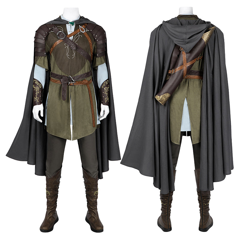 The Fellowship of the Ring Legolas Cosplay Costume LOTR Master Archer Suit Halloween Outfit