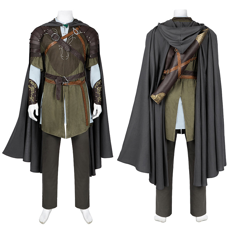 The Fellowship of the Ring Legolas Cosplay Costume LOTR Master Archer Suit Halloween Outfit