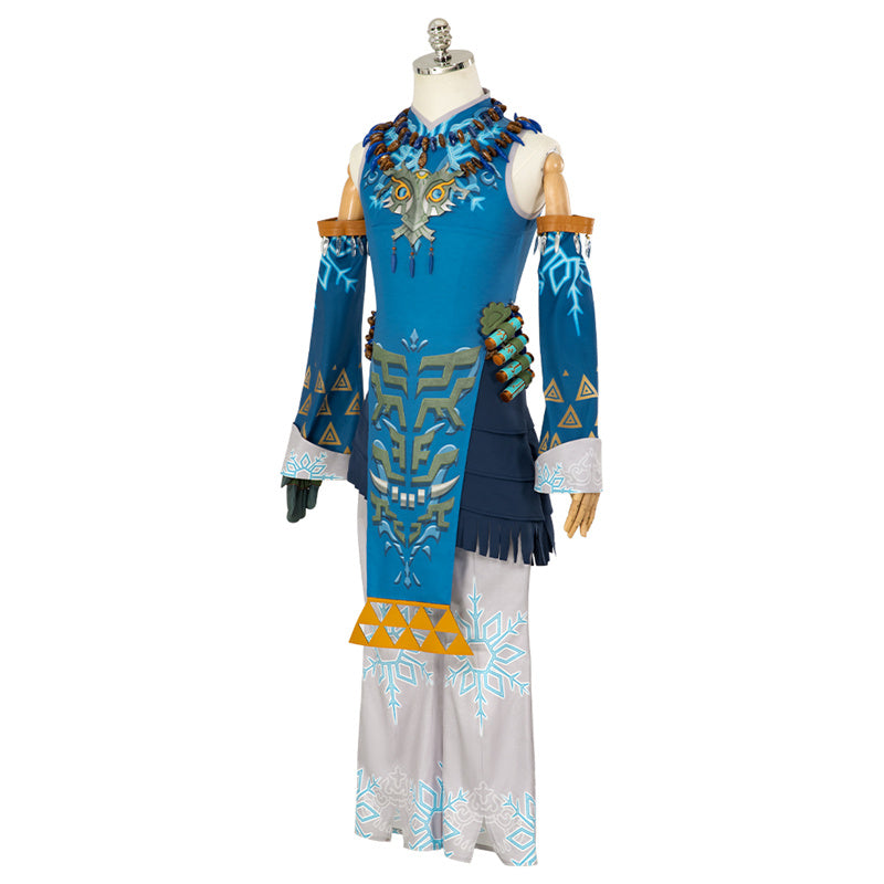 Link Frostbite Armor Set Zelda Tears Of The Kingdom Frostbite Cosplay Costume Halloween Suit