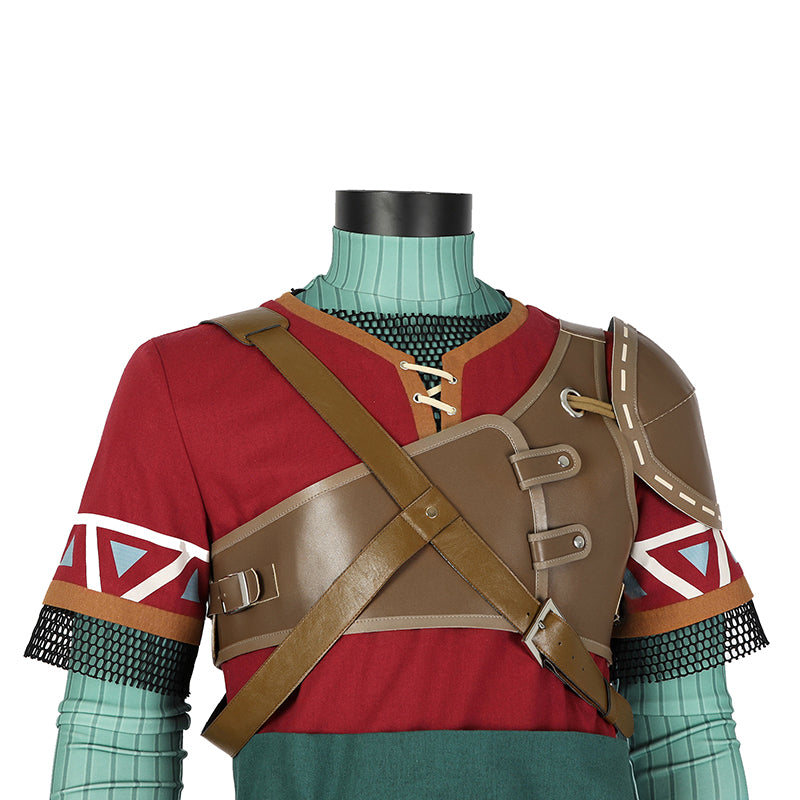 Link Hylian Tunic Suit The Legend of Zelda Tears of The Kingdom Cosplay Costume