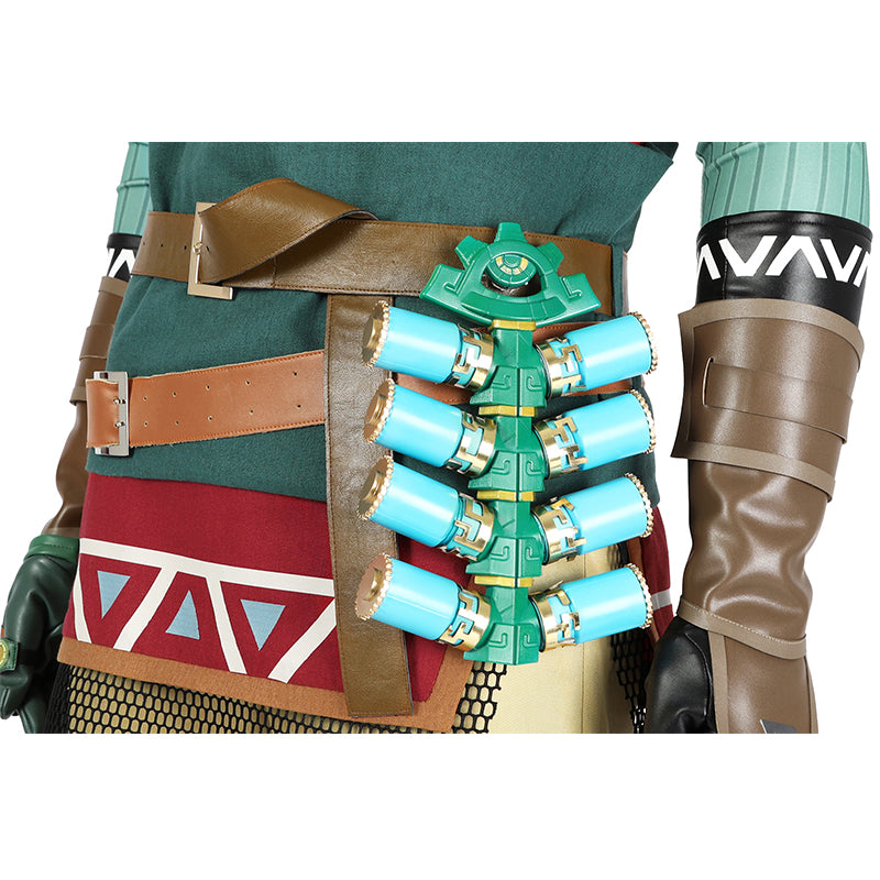 Link Hylian Tunic Suit The Legend of Zelda Tears of The Kingdom Cosplay Costume