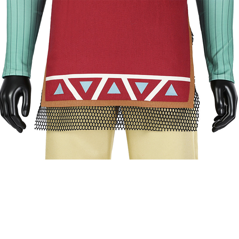 Link Hylian Tunic Suit The Legend of Zelda Tears of The Kingdom Cosplay Costume