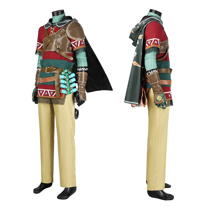 Link Hylian Tunic Suit The Legend of Zelda Tears of The Kingdom Cosplay Costume