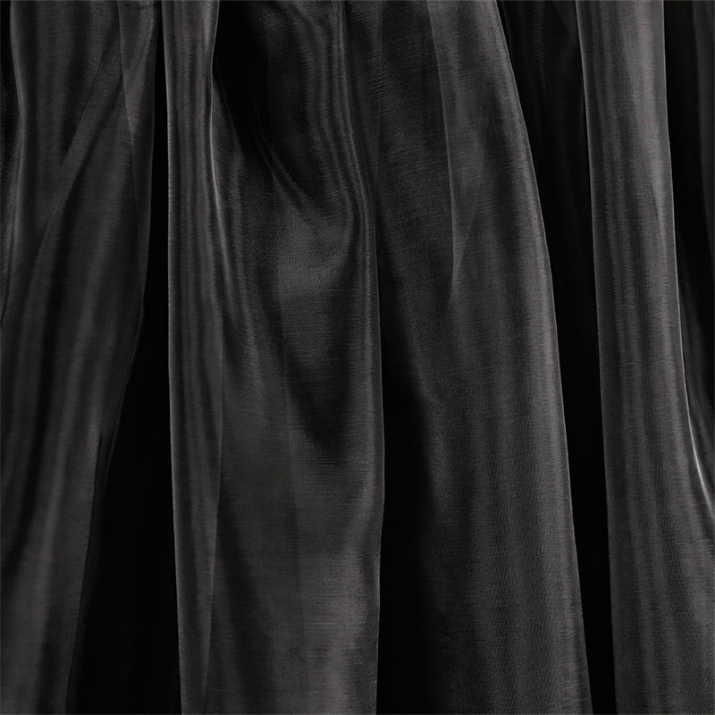 Lisa Frankenstein Cosplay Costume 2024 Misty Black Dress Halloween Carnival Suit