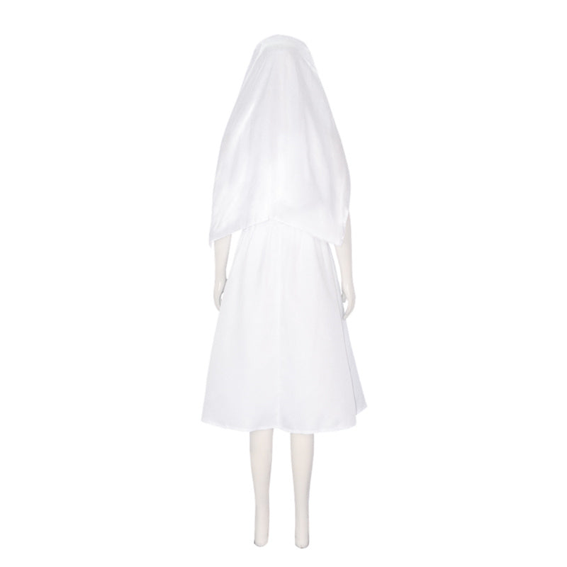 Fallout Lucy Wedding Dress Fallout 4 Cosplay Costume White Skirt Headdress