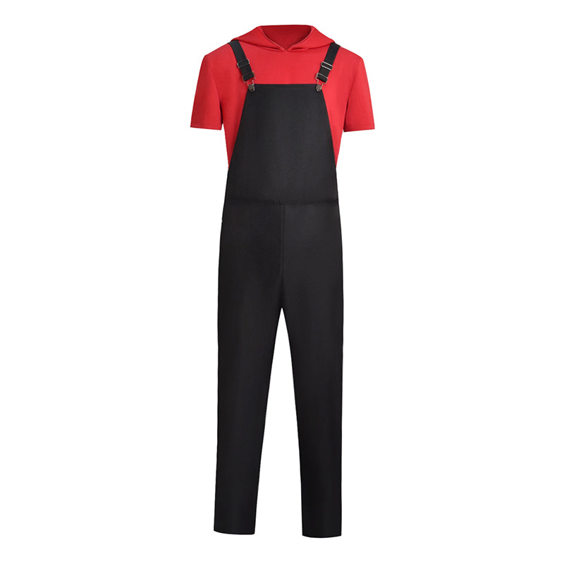 One Piece Luffy Cosplay Costume Monkey D Luffy Red Overalls Outfits Halloween Suit