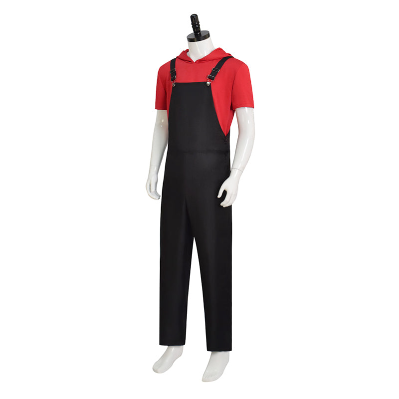 One Piece Luffy Cosplay Costume Monkey D Luffy Red Overalls Outfits Halloween Suit