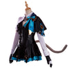 Genshin Impact Lynette Cosplay Costume Magician Assistant Dress Halloween Party Suit