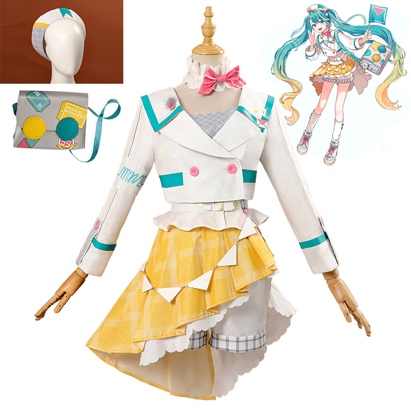 Magical Mirai 2024 Dress Hatsune Miku Cosplay Costume Halloween Carnival Suit