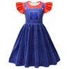 The Super Mario Cosplay Costume Mario Bros. Suit Peach Princess Dress