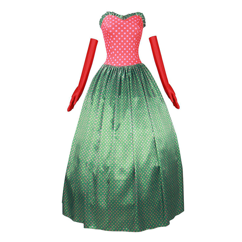 Martha May Whovier Dress How the Grinch Stole Christmas Cosplay Costume Christmas Dress
