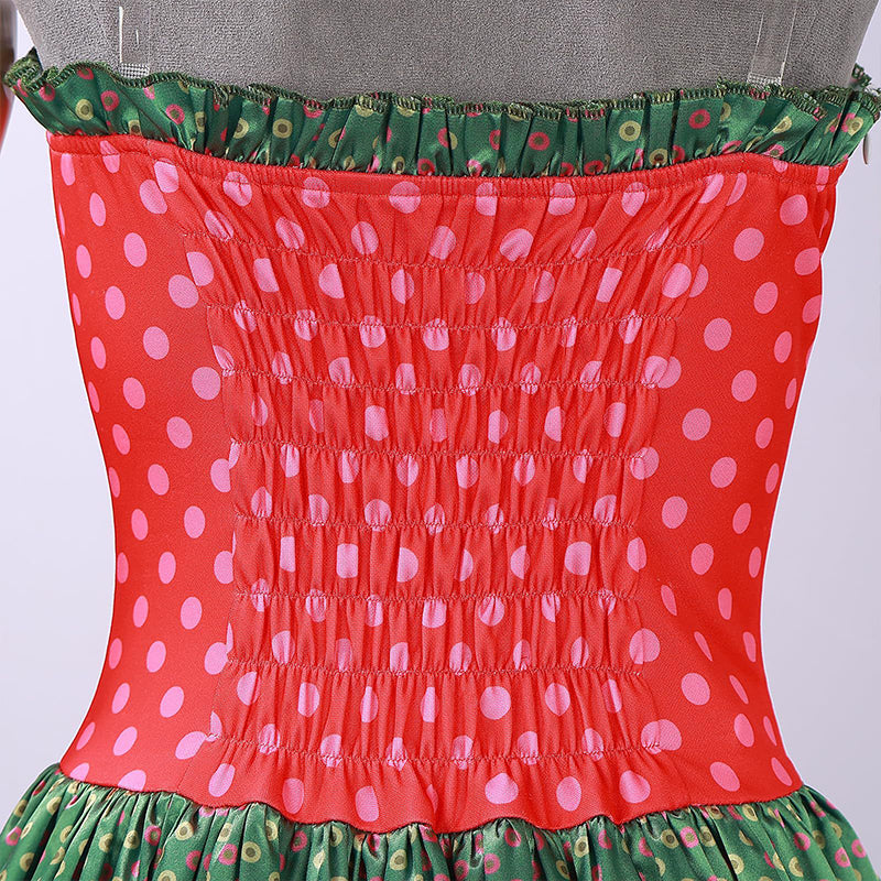 martha may whovier red and green dress Martha May Whovier The Grinch Inspired Red Green Christmas Tutu Dress Glittering Sparkling Ball Gown Pageant Gala Party Halloween Costume