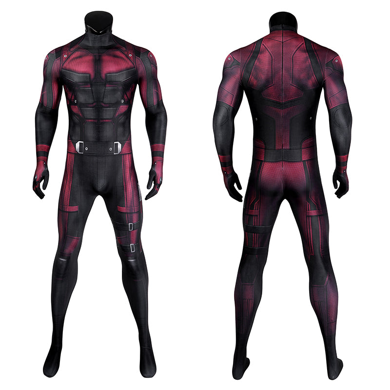 Superhero Daredevil Cosplay Matt Murdock Costume Jumpsuit Halloween Party Suit