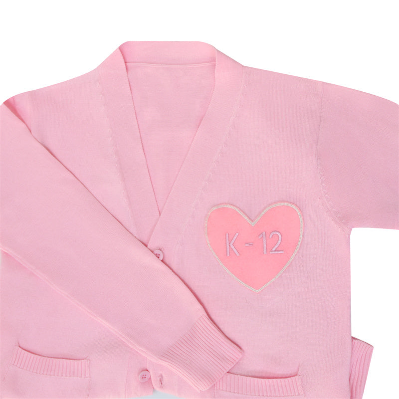 Melanie Martinez K 12 Sweater K-12 Cosplay Costume K12 Crybaby Pink Sweater