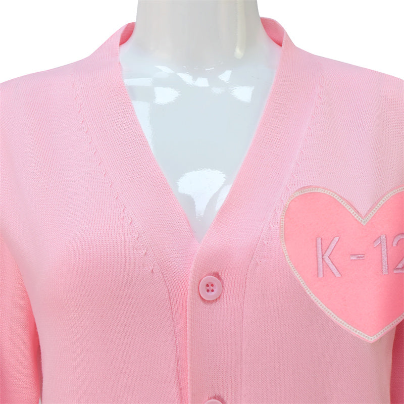 Melanie Martinez K 12 Sweater K-12 Cosplay Costume K12 Crybaby Pink Sweater