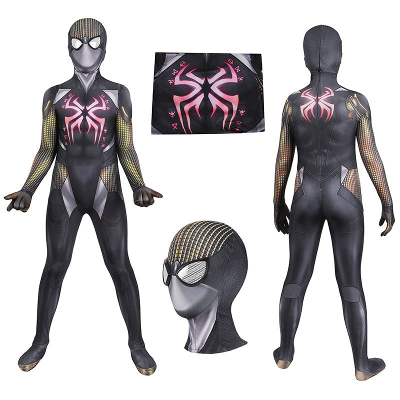 Game Marvel's Midnight Suns Cosplay Costume Spider-Man Midnight Jumpsuit