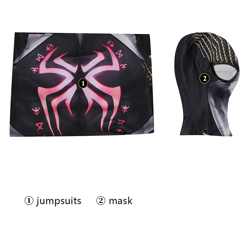 Game Marvel's Midnight Suns Cosplay Costume Spider-Man Midnight Jumpsuit