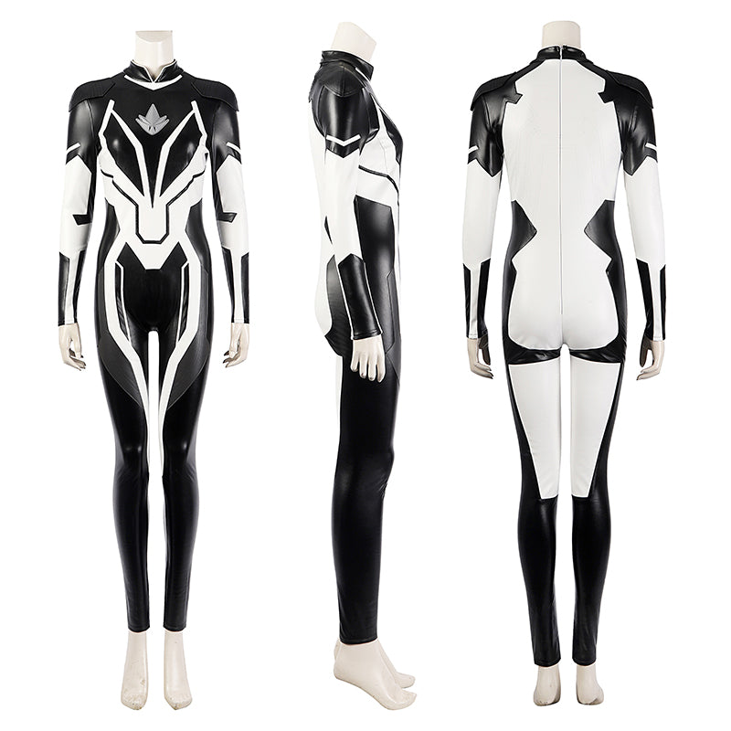 Captain Marvel 2 Monica Rambeau Cosplay Costume Superhero Spectrum Jumpsuit Halloween Outfit