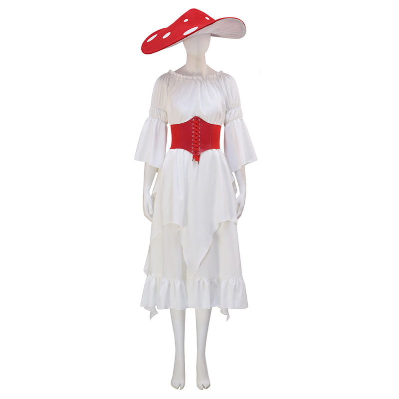 Renaissance Mushroom Medieval Cosplay Costume Medieval Dress Victorian Fairy Retro Dress Halloween Suit, XL / Female Renaissance Mushroom Medieval Cosplay Costume Medieval Dress Victorian Fairy Retro Dress Halloween Suit, XL / Female