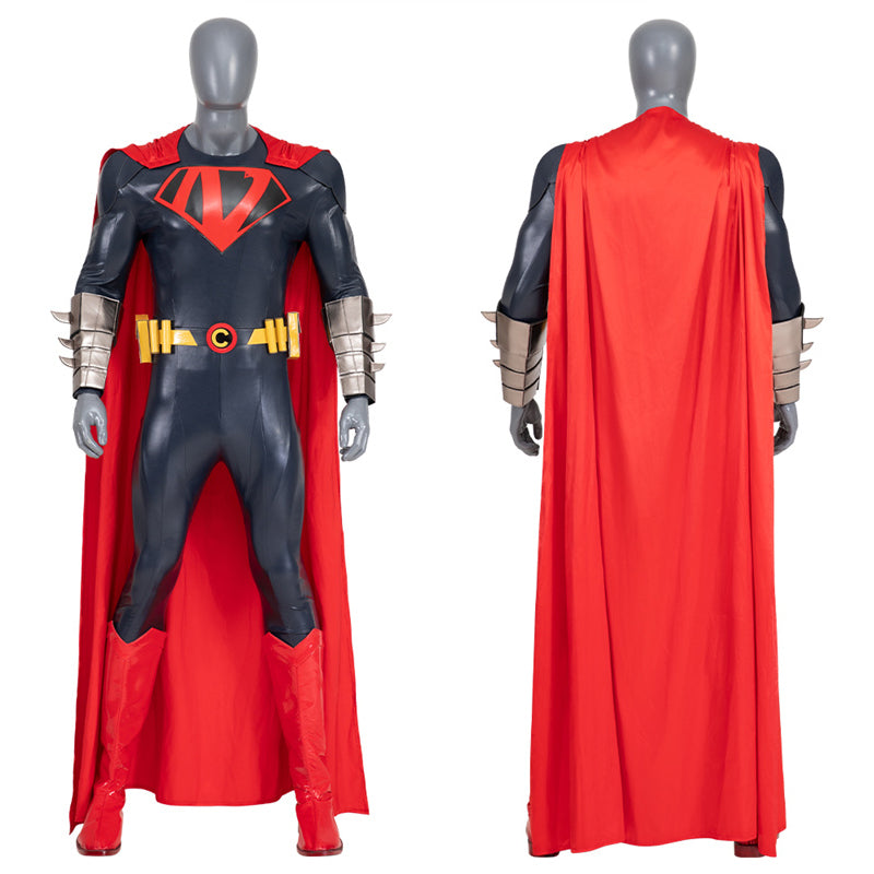 Nicolas Cage Spiderman Costume Batman Superman Worlds Finest Cosplay Suit Halloween Outfit