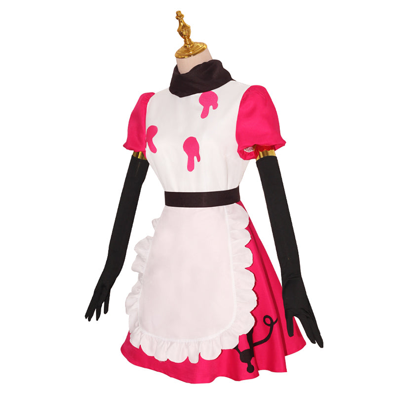 Hazbin Hotel Niffty Cosplay Costume Anime Maid Dress Halloween Carnival Suit