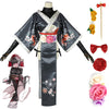 Goddess of Victory Nikke Sakura Cosplay Costume Kimono Outfit Halloween Party Suit