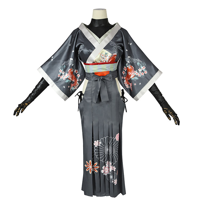Goddess of Victory Nikke Sakura Cosplay Costume Kimono Outfit Halloween Party Suit