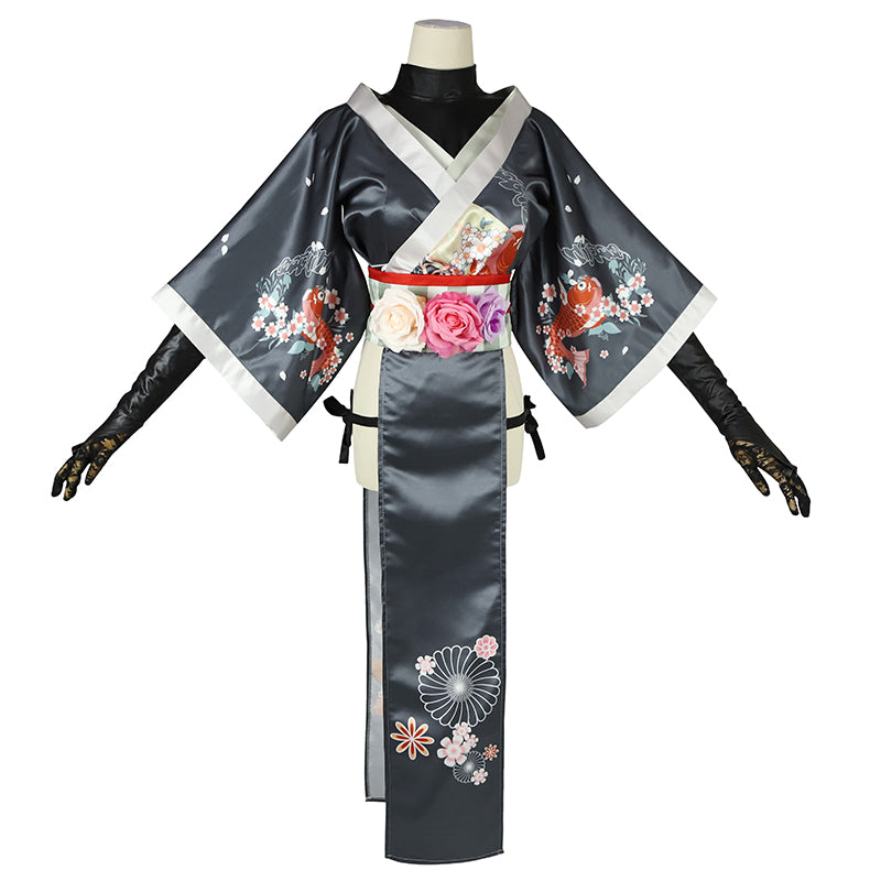 Goddess of Victory Nikke Sakura Cosplay Costume Kimono Outfit Halloween Party Suit