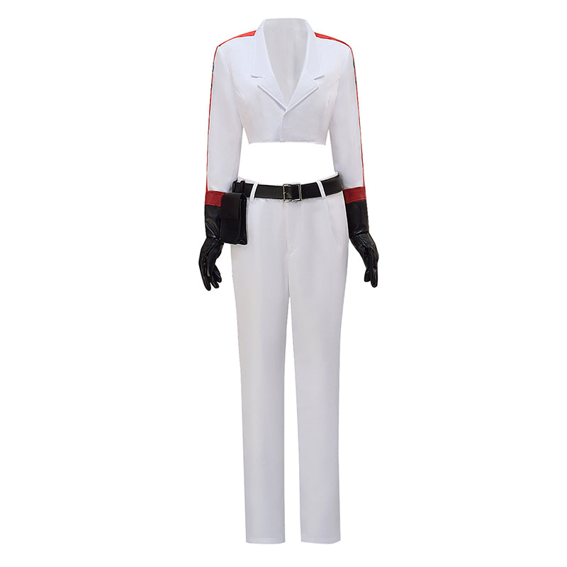 Fallout Nuka Cola Girl Cosplay Costume Fallout White Outfits Halloween Carnival Suit