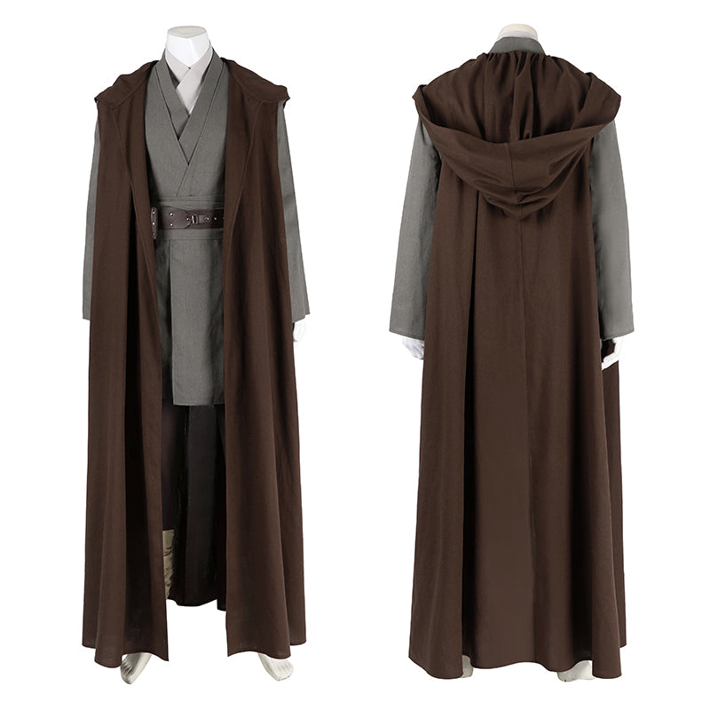 Obi-Wan Season 1 Cosplay Costumes Star Wars Obi-Wan Kenobi Grey Suit