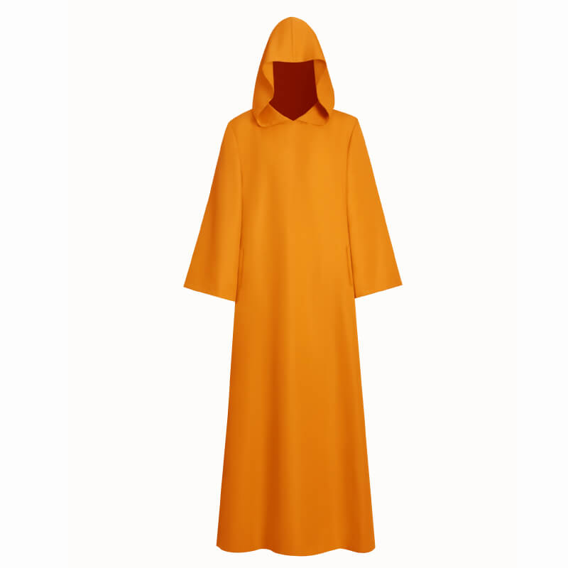 Orange Wizard Cloak Shadow Wizard Money Gang Orange Robe Halloween Cos ...