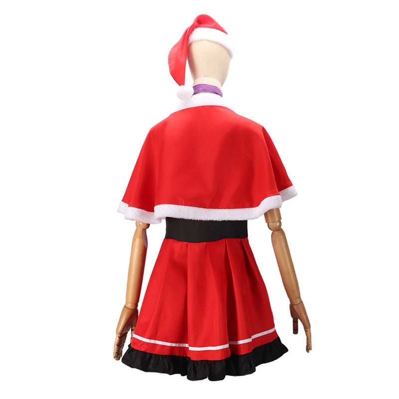 Oshi no Ko Christmas Dress Anime Hoshino Ai Cosplay Costume Christmas Red Suit