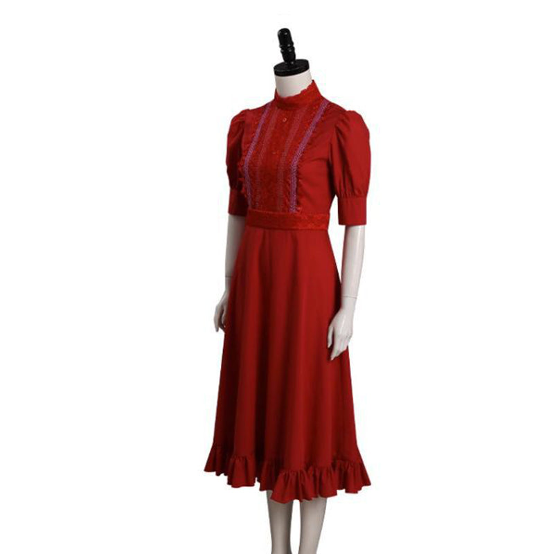 2022 Movie Pearl Cosplay Costume Pearl Red Dress Halloween Carnival Su – ACcosplay