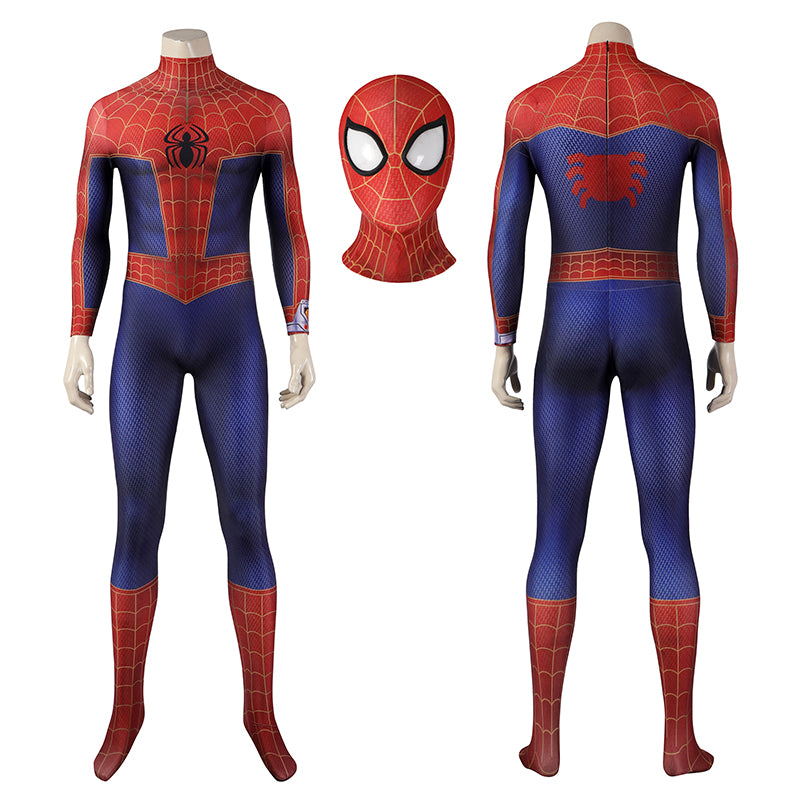 Spider-Man: Across The Spider-Verse Cosplay Costume Peter Parker Pink Robe Jumpsuit, XL / Male Spider-Man: Across The Spider-Verse Cosplay Costume Peter Parker Pink Robe Jumpsuit, XL / Male