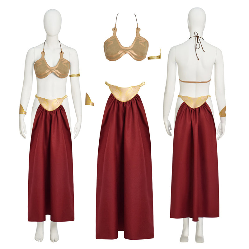 Star wars princess leia slave girl leia organa solo cosplay costume