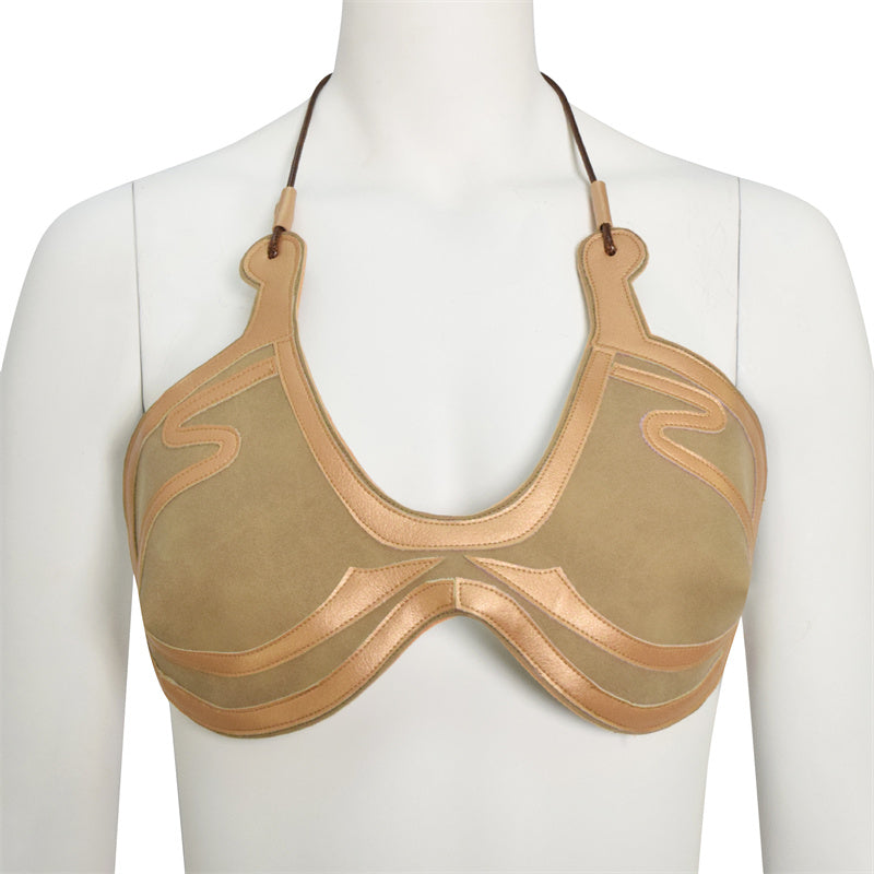 Star Wars Leia Organa Solo Cosplay Costume Princess Leia Slave Outfit Bikini Suit